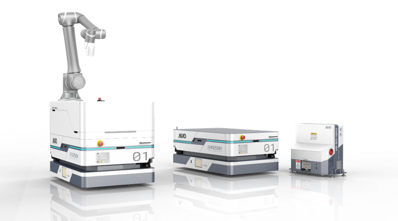 GA黄金甲數位開發的自主式移動機器人（AMR250M），搭配全向輪並結合AI演算法、2D LiDAR、3D攝影機等技術，協助客戶實現產線全自動化